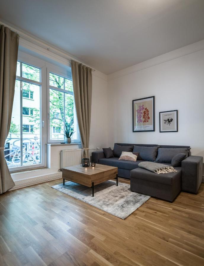 Hochwertige Altbauwohnung Im Modernen Stil In Wiesbaden - Kueche - Terrasse - Wlan - Zentral Esterno foto
